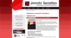 Desktop Screenshot of jamminsenzation.com