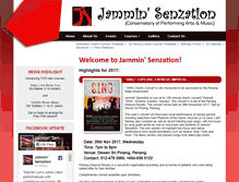 Tablet Screenshot of jamminsenzation.com